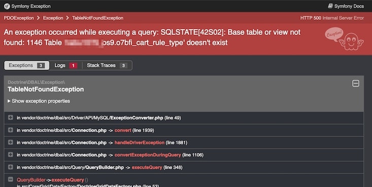 error cart_rule_type' doesn't exist