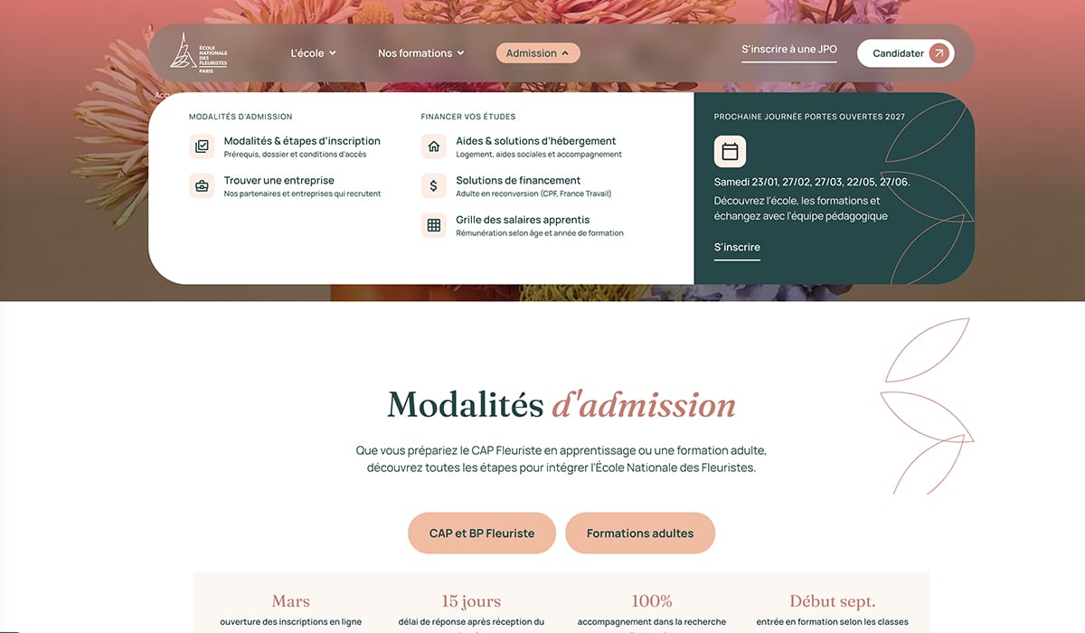 Mega menu avec elementor Pro sur Wordpress