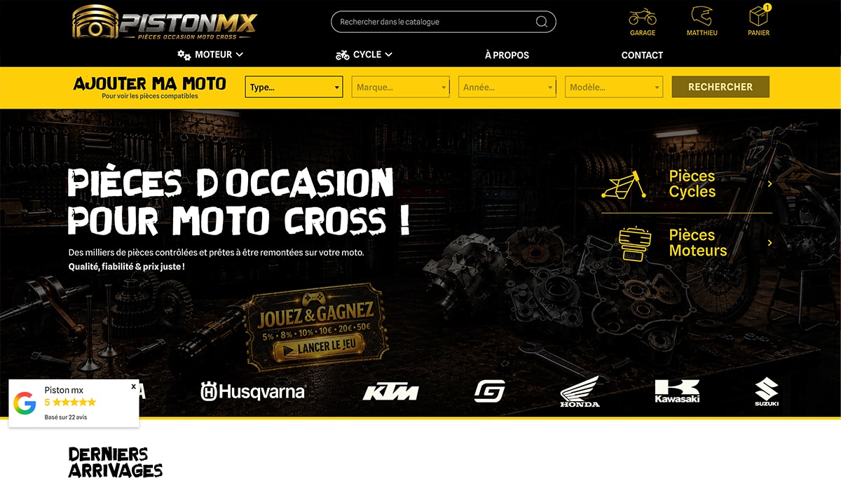 Accueil piston mx